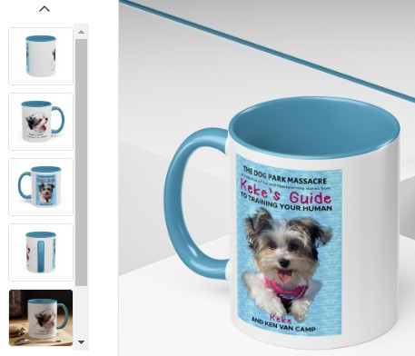 Coffee mug with Cover of The Dog Park Massacre